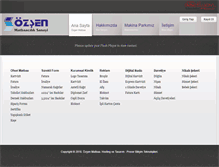 Tablet Screenshot of ozsenmatbaa.com